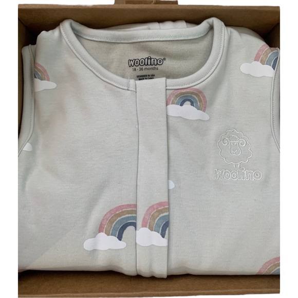 New in Box Woolino Merino Wool 4 Season Sleep Bag with Feet Sz 18-36 Months - Picture 3 of 8